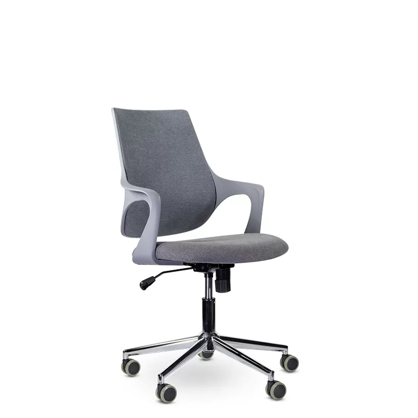 Кресло М-804 Ситро/Citro greyPL хром Ср