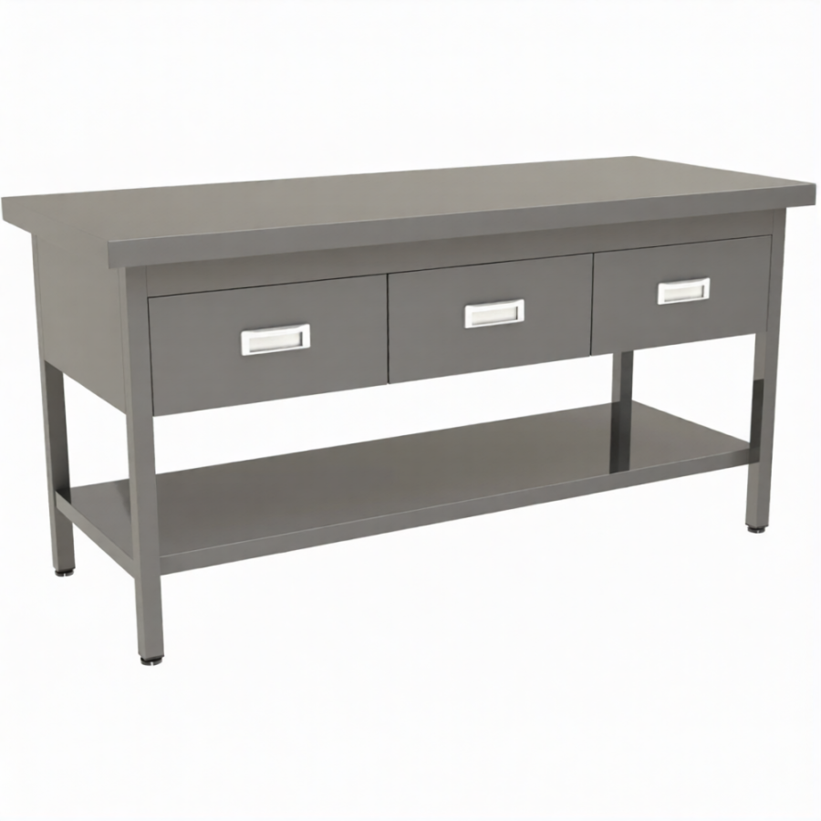 Стол производственный с выдвижными ящиками СПЯ-17/7-П