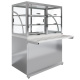 Прилавок холодильный Luxstahl ПХК (С)-1200 Premium (столешница из искусственного камня)