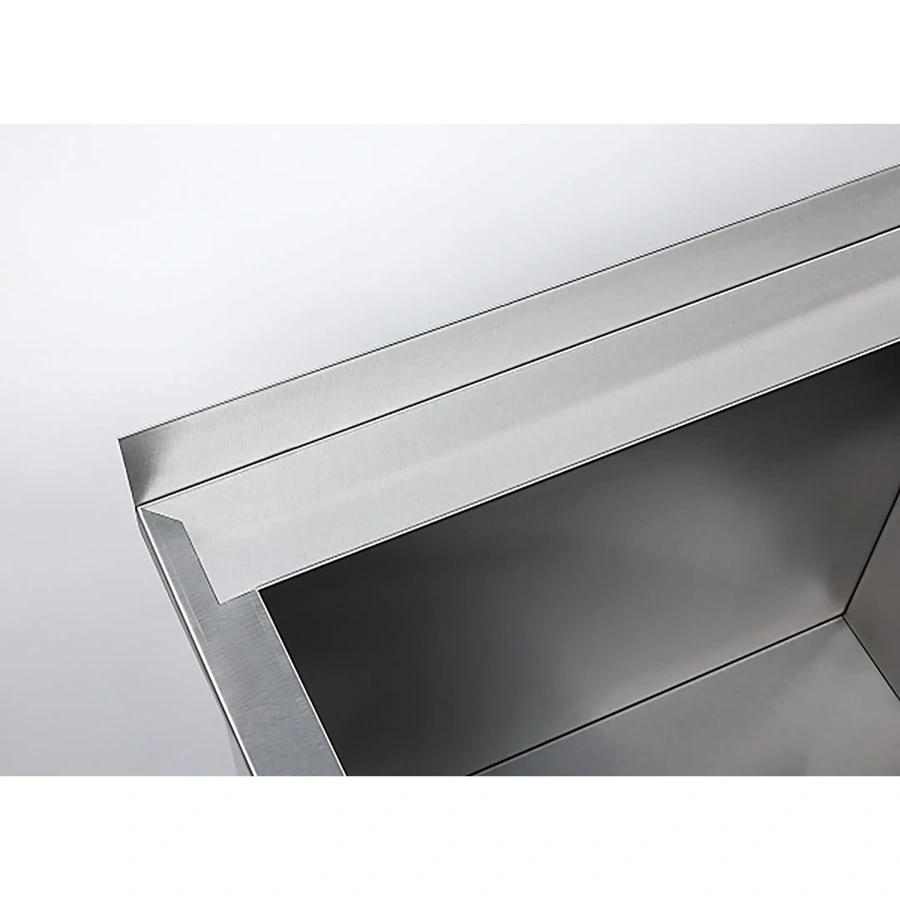 Ванна моечная двухсекционная с бортом ВМС-2/6-Б-ЭК