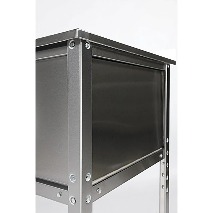 Ванна моечная двухсекционная с бортом ВМС-2/8-Б-ЭН