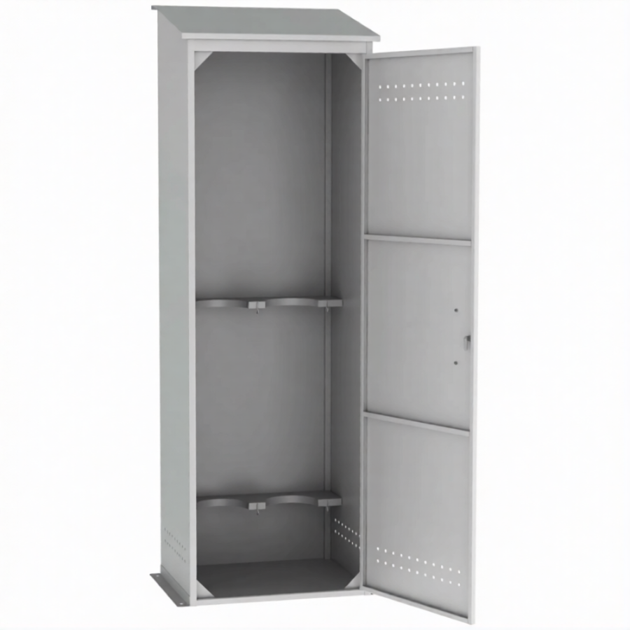 Шкаф для 2-х газовых баллонов ШГБК-019 усиленный