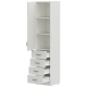Шкаф-колонка для документов WHITE LITE 4