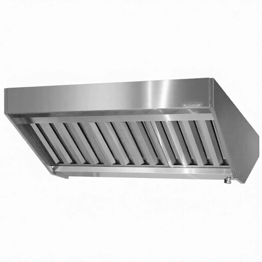 Зонт вытяжной полуоткрытый ЗВПн 400х1000х2000 «Norma Inox» островной