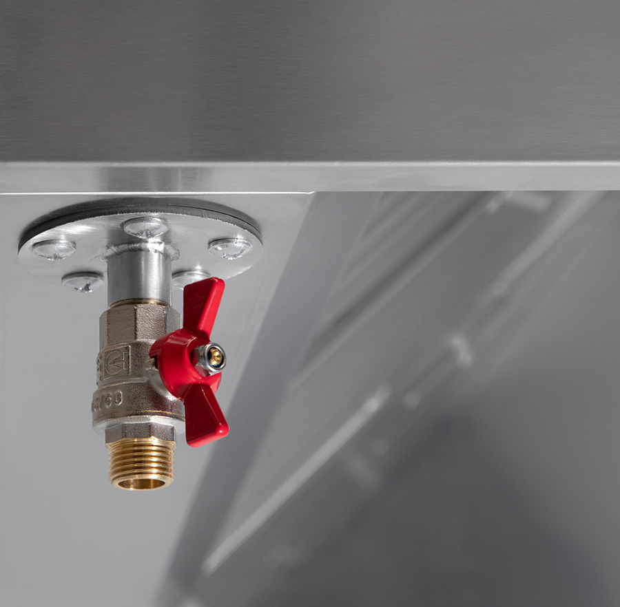 Зонт коробчатый пристенный Luxstahl ЗКП 1700х1100