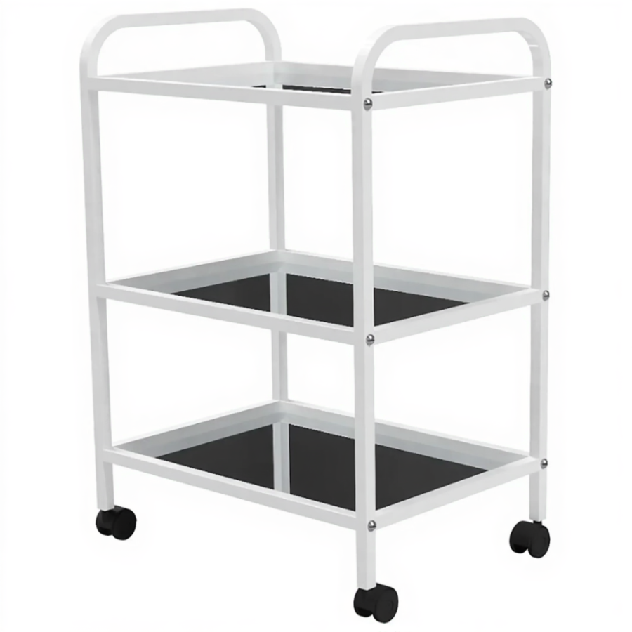 Столик медицинский инструментальный СМИ-03 (полки нерж., колёса пластик)