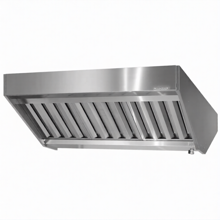 Зонт вытяжной полуоткрытый ЗВПн 400х1000х2000 «Norma Inox» островной