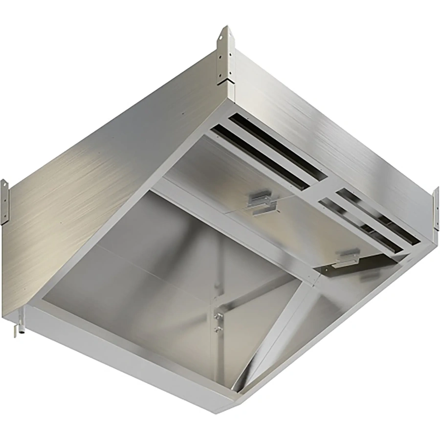 Зонт приточно-вытяжной пристенный ЗПВПУП-23/08 с подсветкой