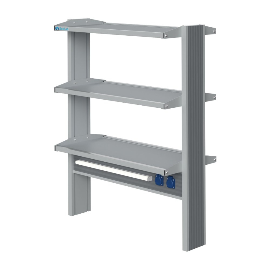 Технологический высокий островной стеллаж Mod. 900 ТСоВ