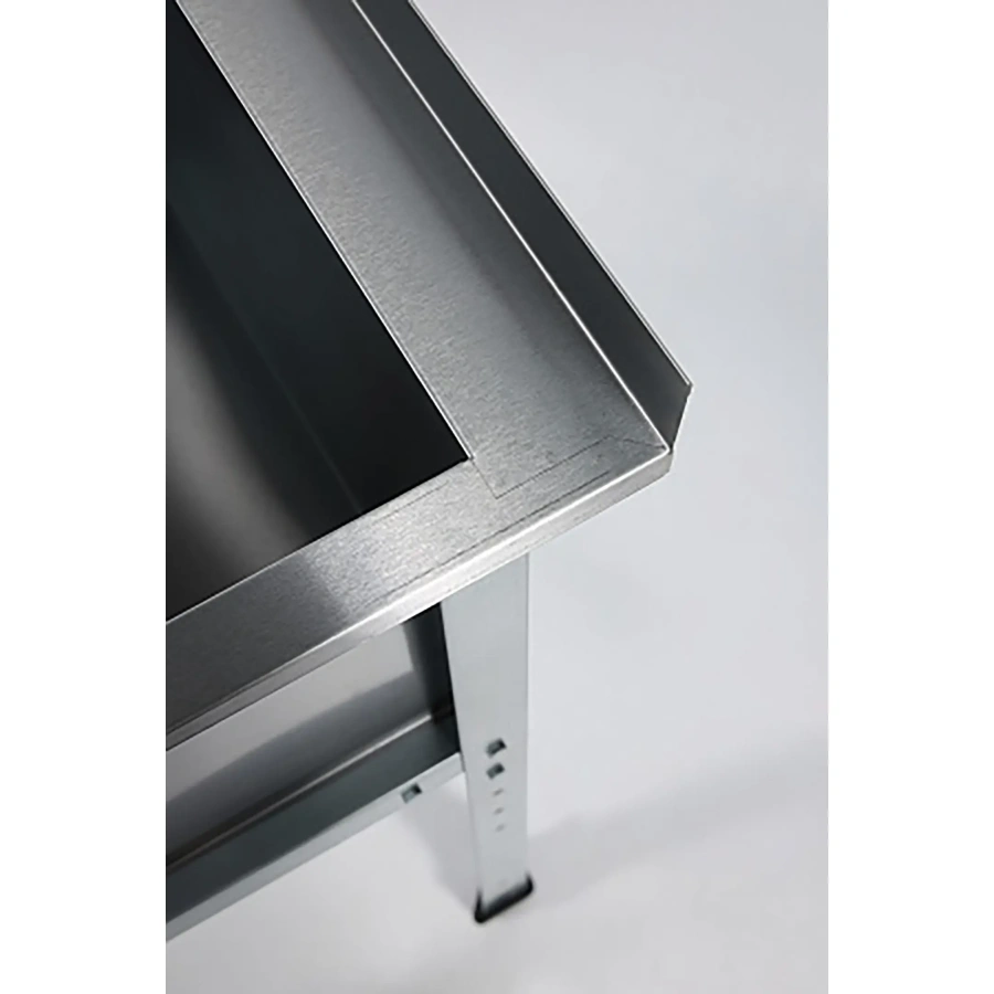 Ванна моечная двухсекционная с бортом ВМС-2/6-Б-ЭК