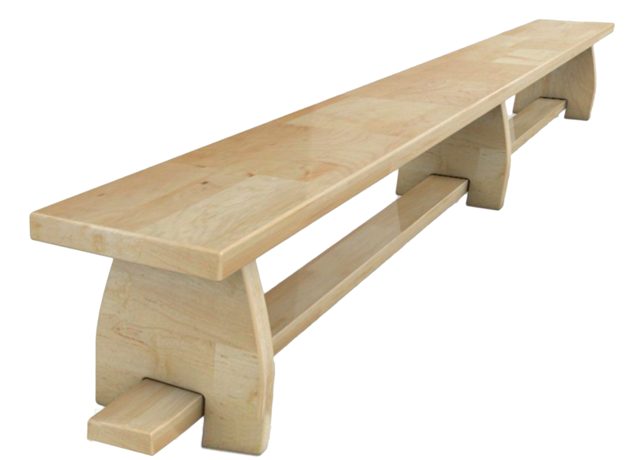 Скамейка гимнастическая "Стандарт" 2000х240х300мм СТП-58