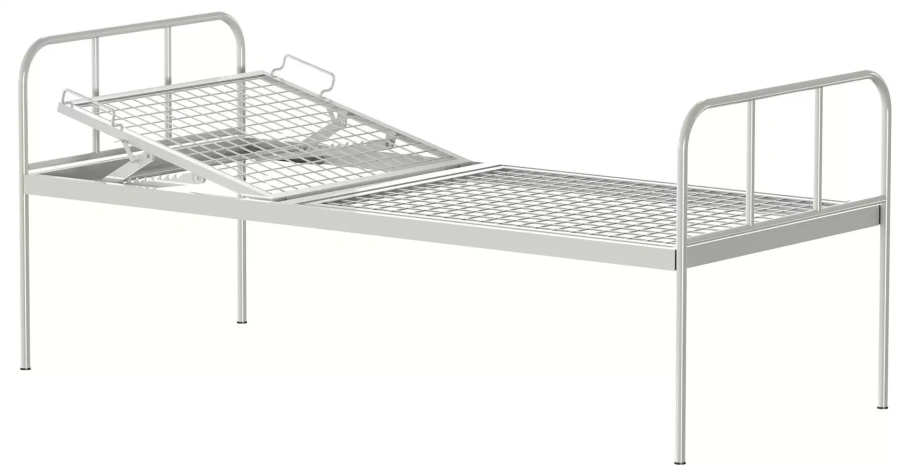 Кровать общебольничная функциональная МСК-125 со ступенчатой регулировкой