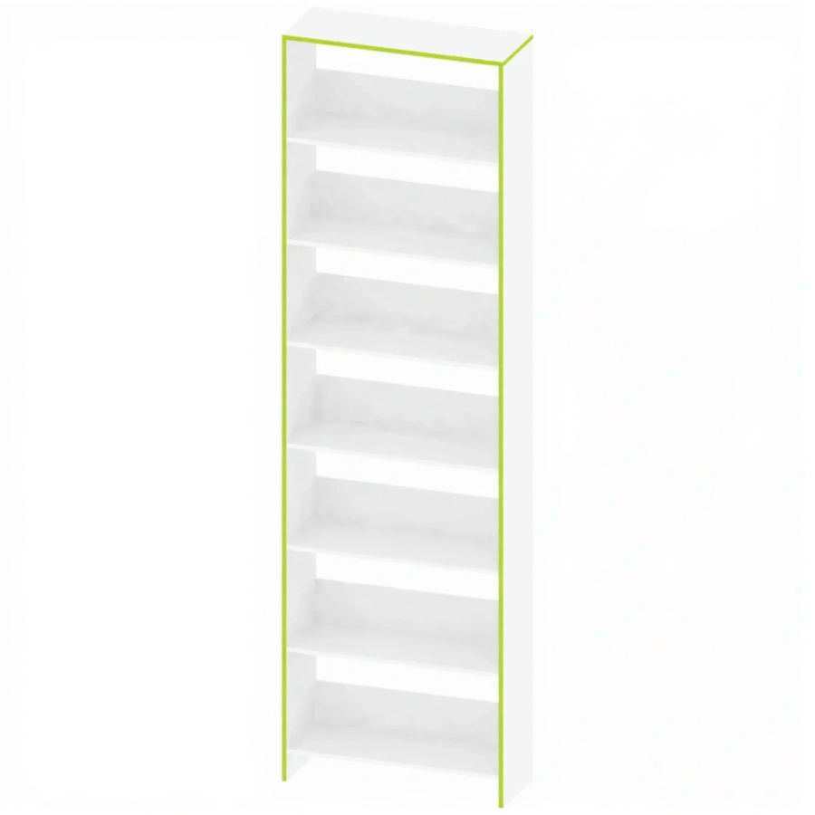 Стеллаж для книг с полками СТ-АД-146-2-1