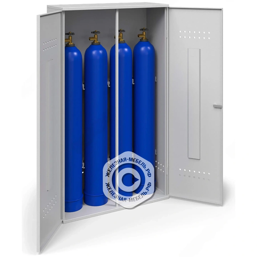 Шкаф металлический для газовых баллонов разборный ШГБР-04-0,8 мм