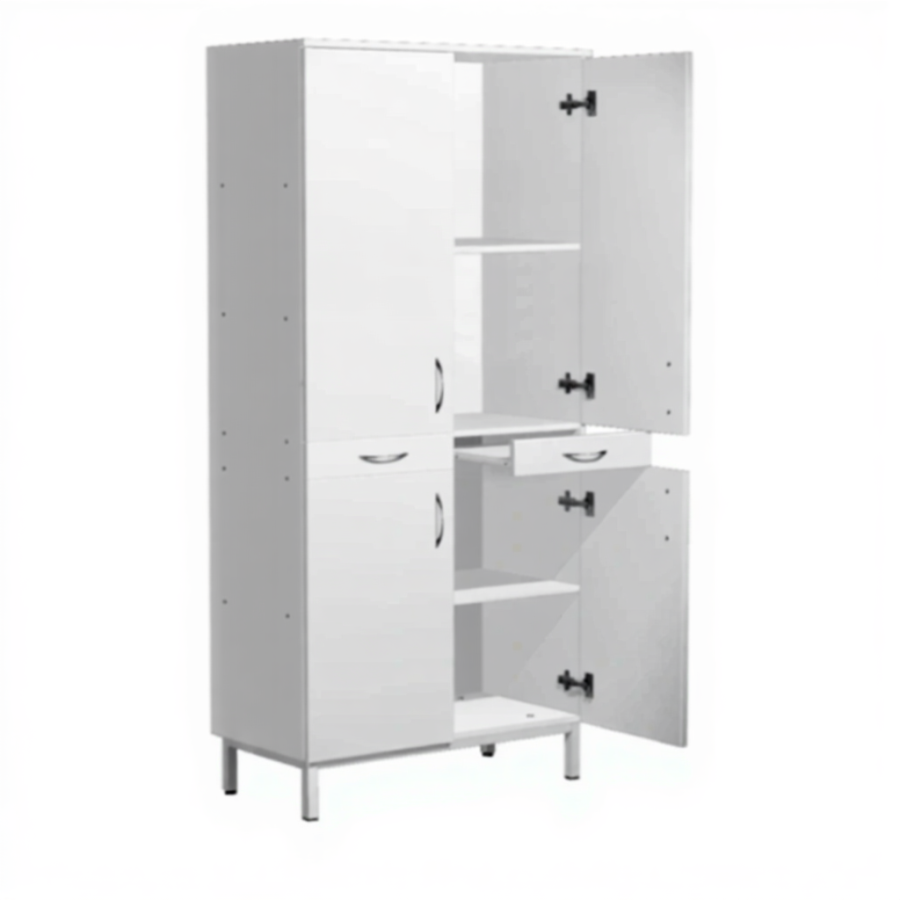 Шкаф для химических реактивов ШХР (корпус ЛДСП серый, каркас серый)