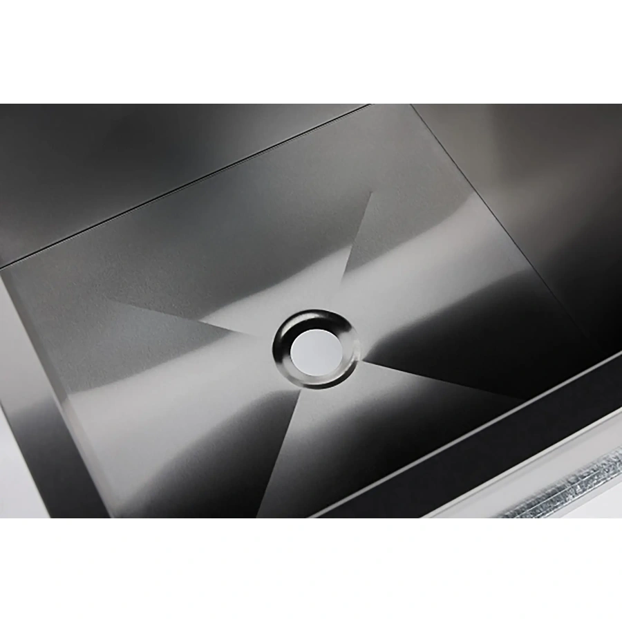 Ванна моечная двухсекционная с бортом ВМС-2/5-Б-ЭЦ